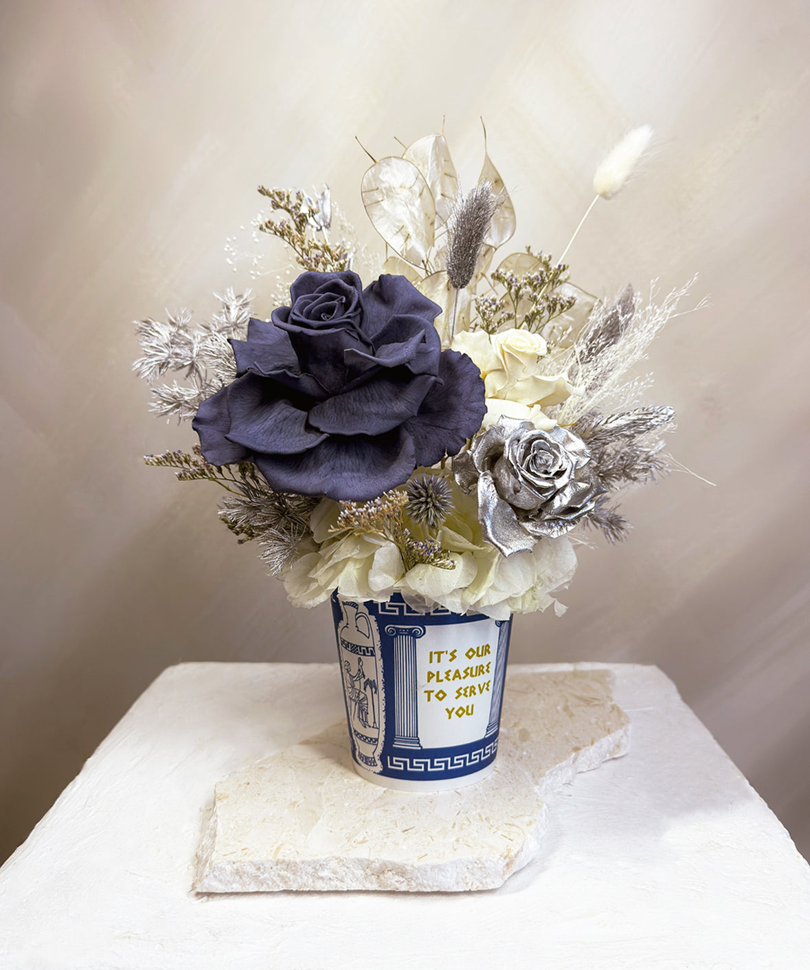 ICED BLUE LATTE ARRANGEMENT