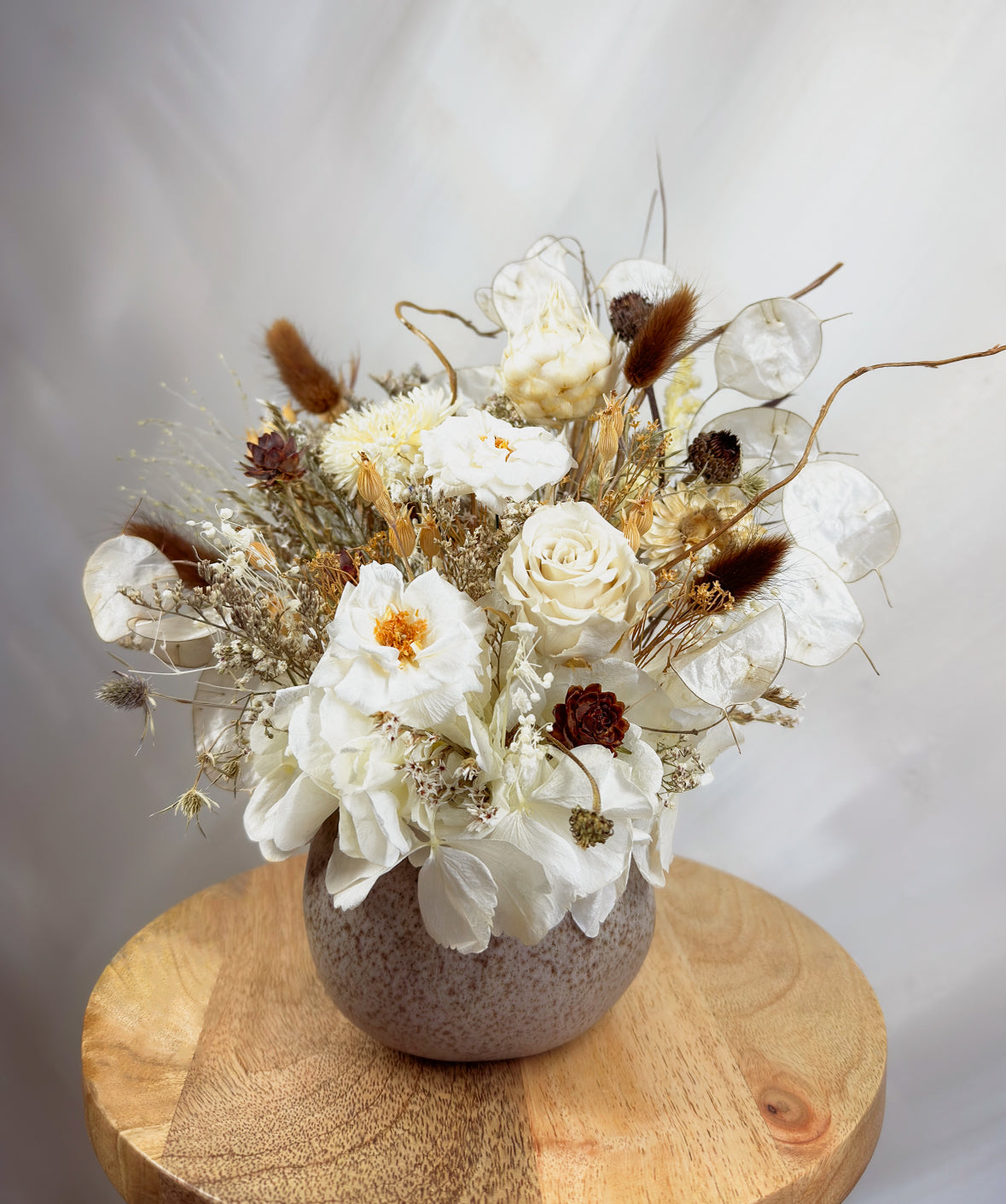 COTTON BALL ARRANGEMENT