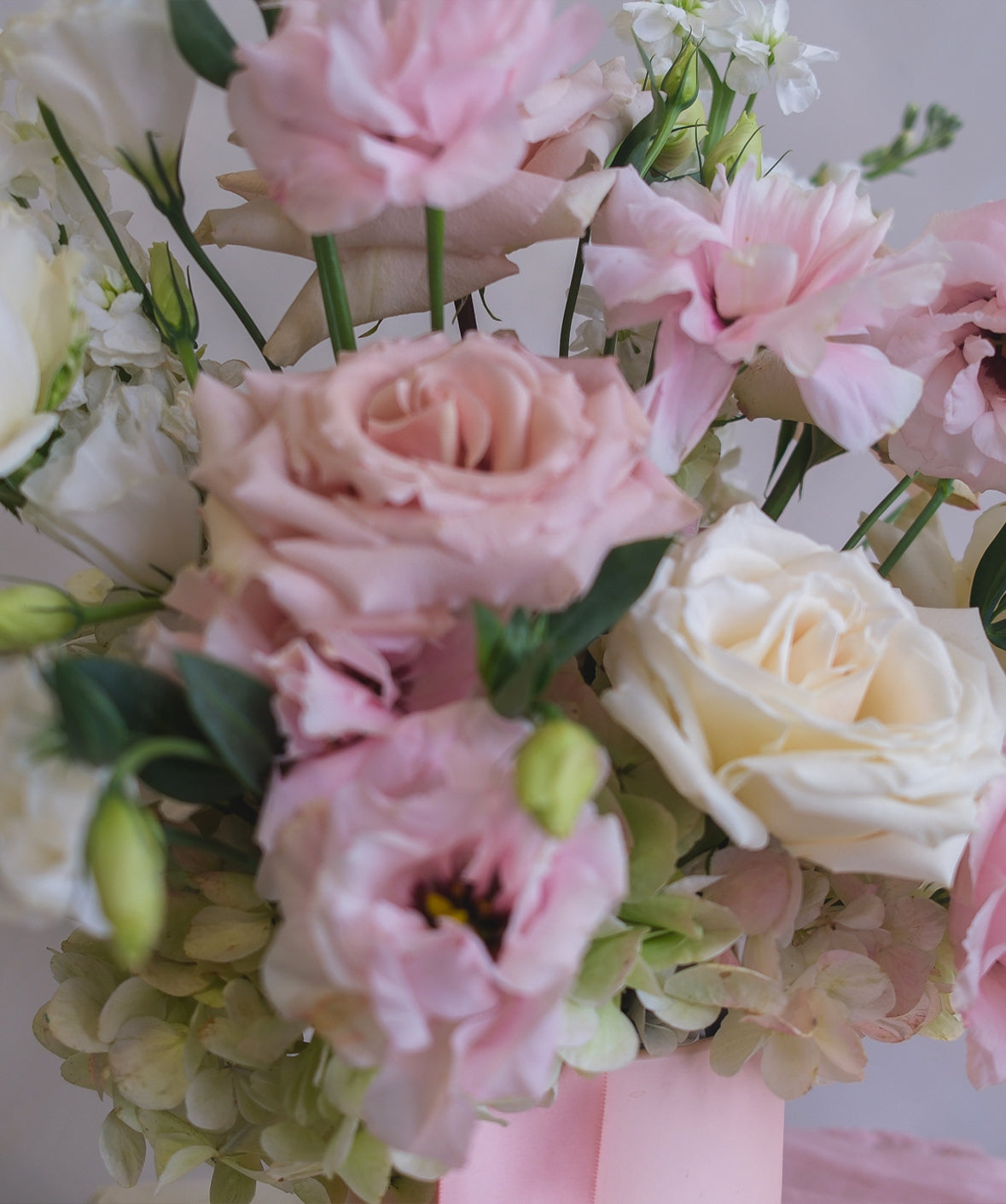 PINKY PROMISE HALF DOZEN ROSE ARRANGEMENT
