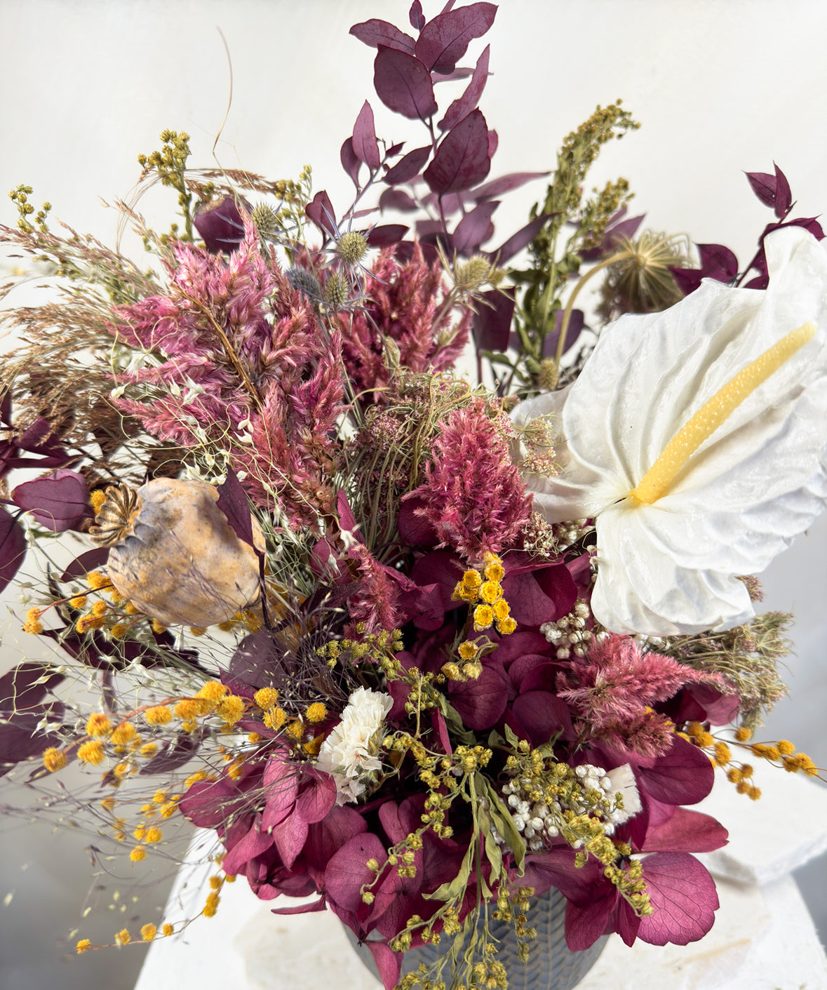 THE FUCHSIA IS BRIGHT ARRANGEMENT