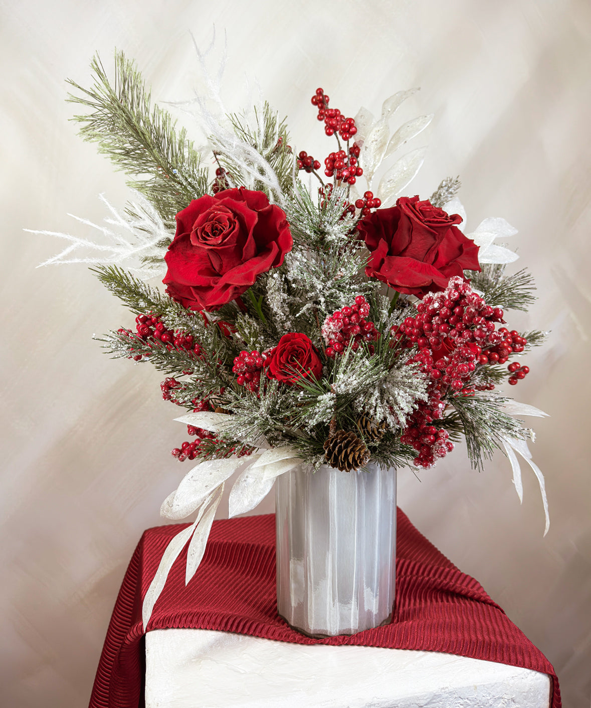 UNDER THE MISTLETOE ARRANGEMENT